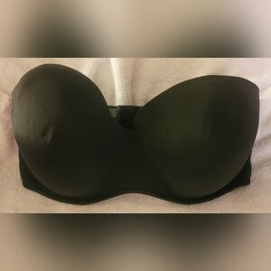 CACIQUE Black Strapless bra